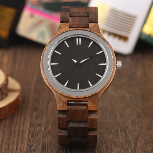 Simple Wood Watch Mens Watches Luxury Brand Quartz Analog Casual Full Bamboo Band Watch Clock Male Relogio Masculino as Gifts