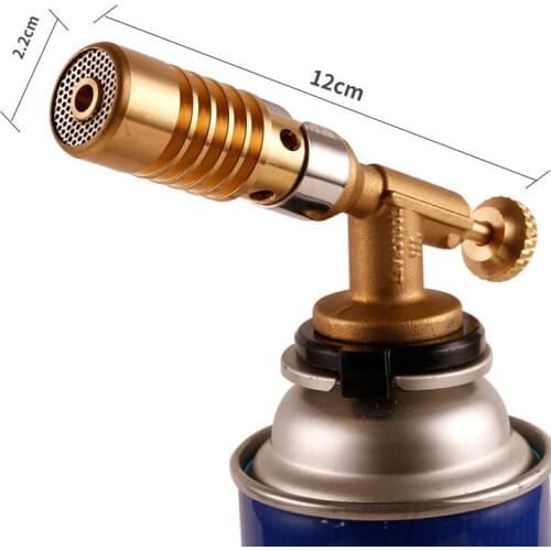 Gas Torch Flame Gun Blowtorch Copper Flames Butane Gas-Burner Lighter Heating Welding For Outdoor Camping BBQ