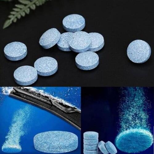 New 1PC Car Windshield Glass Condensed Effervescent Tablet Wiper Washer Solid Wiper Conventional Concentrated Cleaner Tablets