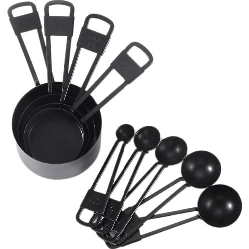 Measuring Spoons Cups Set, Stackable Tablespoons Measuring Set for Gift Dry Liquid Ingredients Cooking Baking Set of 10