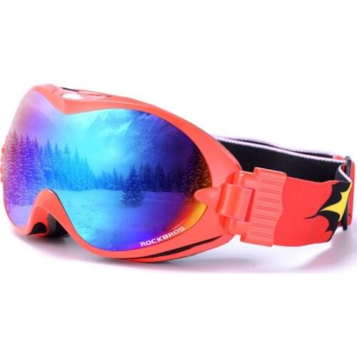 ROCKBROS Anti-Fog Skiing Eyewear General Large Spherical Single And Double Plate Adult Myopia Glasses Outdoor Snowboard Goggles