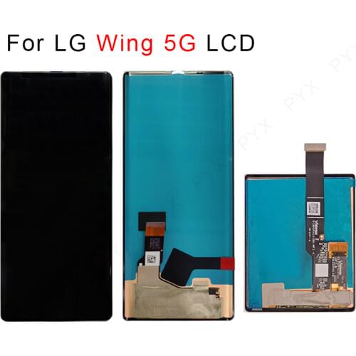 100%Test For LG Wing 5G LCD Display Touch Screen Digitizer Assembly For LG LMF100N LM-F100N LM-F100V lcd Replacement Accessory