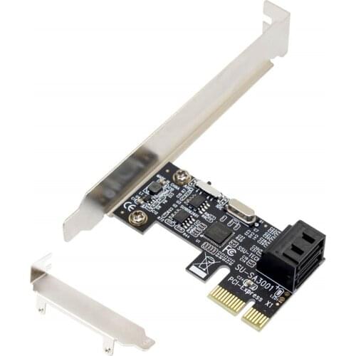 Pci-E To Sata3.0 2 Ports Expansion Card Mini Pcie To Sata 3.0 Convert Adapter Interface For Ssd Boot System Riser Controller For