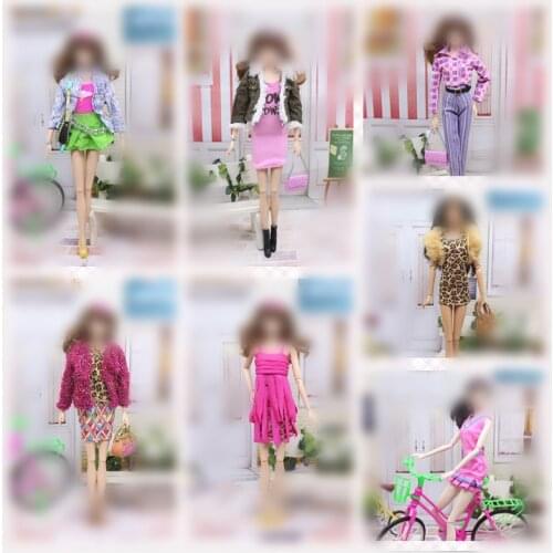 30cm Doll Dress Fashion Clothes suit for licca For ob24 ob27 Doll for Mengfan Doll Accessories Baby Toys Best Girl' Gift