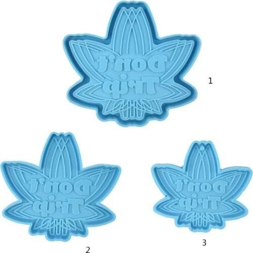 Maple Leaf Coaster Epoxy Resin Mold Keychain Silicone Mould DIY Crafts Storage Box Mold Home Decorations Casting Tools