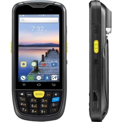 Touch screen android handheld pda barcode scanner 1d 2d portable data collector terminal device with WIFI 4G GPS BT Camera