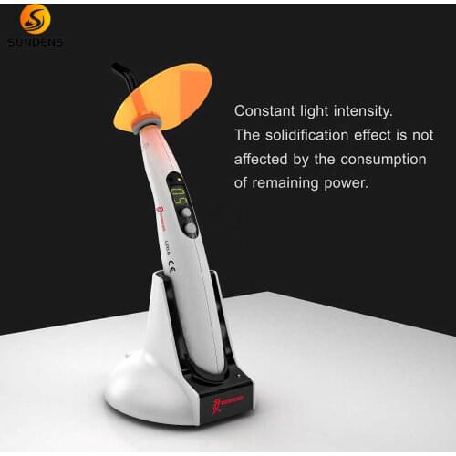 Dental LED 5W Curing Light Cure Lamp1400mW/cm² Four Working Modes LED-B Wireless Cordless Composite Resin Woodpecker Style