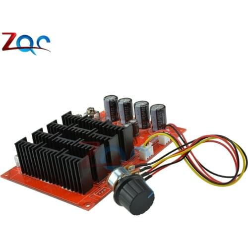 DC 10-50V 60A Motor Speed Controller Control PWM HHO RC Switch Extension cord 12V 24V 48V 3000W 10V-50V Module