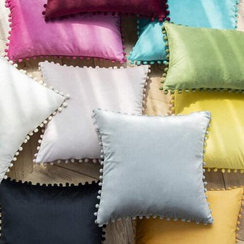 Cushion Cover Velvet Pillowcase for Sofa Living Room Nordic Decortive Pillows 45*45 Home Decor Pillow Cover