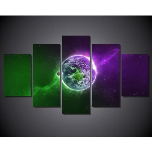 High Quality Promotion HD Printed Universe Space pictures Painting Canvas Print room decor print poster picture canvas