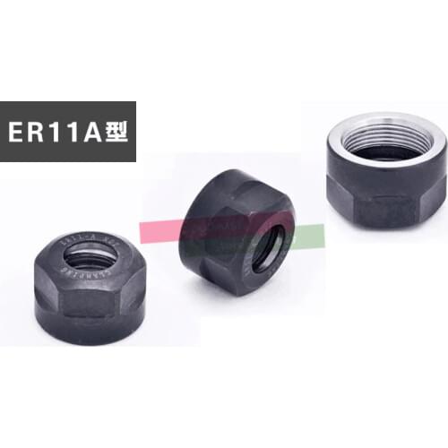 1pcs Quality ER8A/ER11A/ER16A/ER20A Nut for ER8/ER11/ER16/ER20 Collet Clamping, CNC Collet Chuck Nuts, Standard Quality Type A
