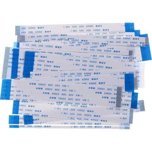 10Pcs FFC/FPC Ribbon Flexible Flat CABLE PITCH 0.5MM 100MM A-TypeB-Type 4/6/8/10/12/16/20/20/24/26/28/30/34/36/40/45/50/54/60pin