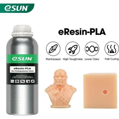 ESUN LCD UV 405nm Plant-based Resin Rapid 3D Printer Liquid Resin Biodegradable Resin for Photon UV Curing LCD 3D Printer 1KG