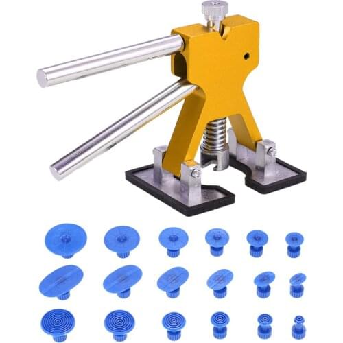 Automotive Dent Removal Tool Puller Car Body Paintless Dent Lifter With 18PCS Tabs Pulling Gasket Car Styling