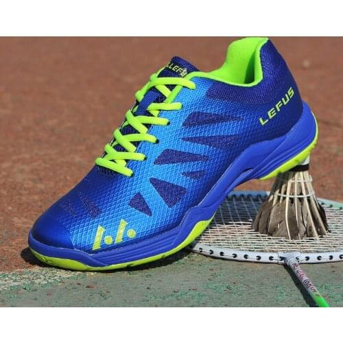 Brand Men Badminton Shoes High Quality EVA Muscle Anti-Slippery Training Professional Sneakers Women Sport Badminton Shoes Plus