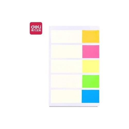 Deli 9062 Deli 5-color Fluorescent Film Indicator Label