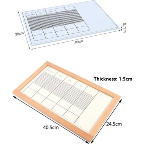 Kids Math Toys Decimal System Learning Tools Montessori Mathematics Materials Dot Game Childhood Early Educational Toy