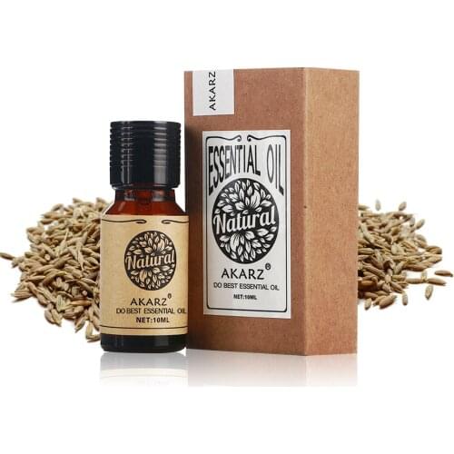 AKARZ Famous brand natural aromatherapy cumin essential oil To assist in muscle soreness Solve a headache cumin oil