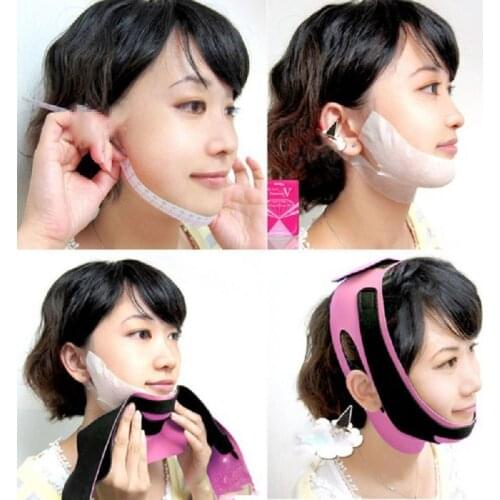 Double Chin Face Bandage Slim Lift Up Anti Wrinkle Mask Strap Band V Face Line Belt Women Slimming Thin Facial Beauty Tool