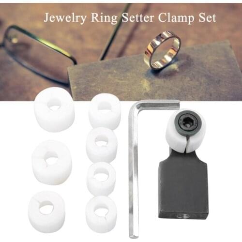 Jewelry Ring Processing Tool Setter Clamp Channel Diamond Stones Setting Tool Kit Sieraden Ring Verwerking Jewelry Tools jeweler