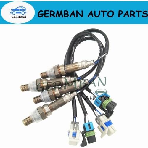 Oxygen Sensor 4Pcs O2 Sensor 234-4407 234-4669 Upstream & Downstream for 2003-2006 GMC Yukon Denali Hummer H2