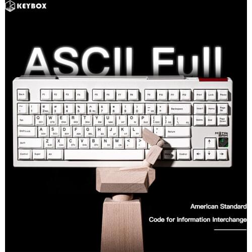 Goodcable DYE SUB PBT Keycaps ASCII Cherry Profile 133 Keys For Machanical Keyboard