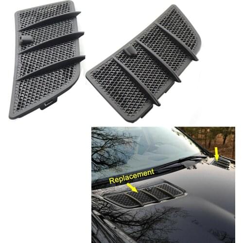 Left Right Hood Air Vent Grille Cover For Mercedes W164 ML & GL Class 1648804305