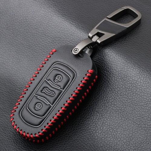 Fashion Men Keychain Key Case for Geely atlas new emgrand GS vision X6 SUV EC7 car leather key bag buckle car keychain