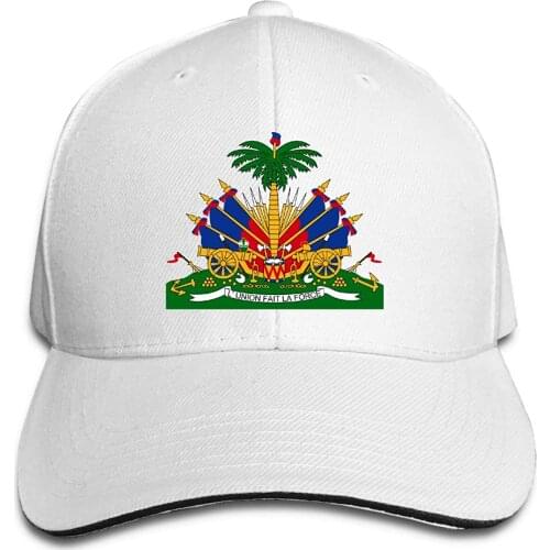 Cap For Men 2021 Coat Of Arms Of Haiti Adjustable Baseball Caps Vintage Sandwich Hat