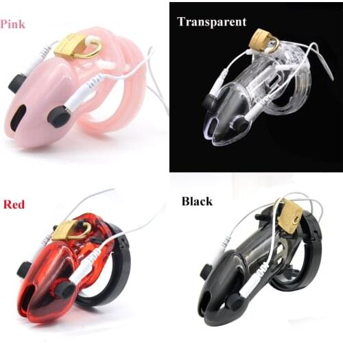 Male Electroshock Chastity Devices Cock Cage For Men Metal Chastity Belt Gay Penis Ring Sex Toys For Adult
