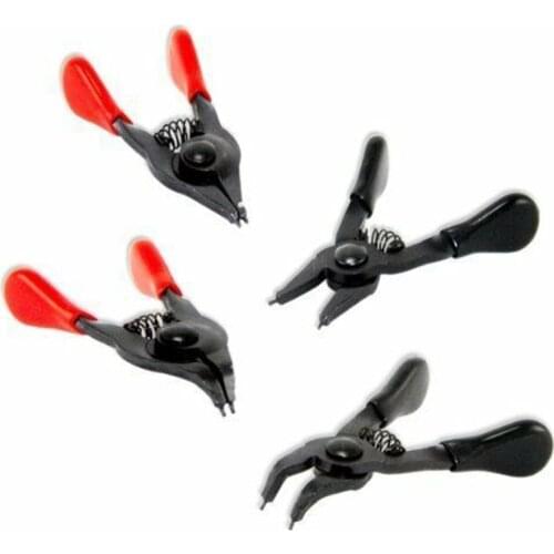 4 Pc Mini Circlip Snap Ring Pliers Set Ext Int New Tool Automotive Repair Engine