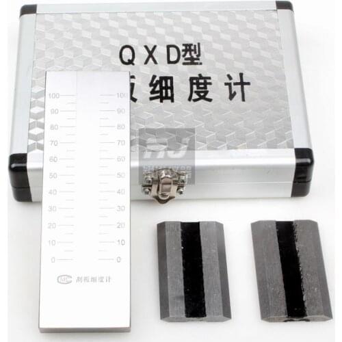Stainless Steel Q-X-D Scraper Fineness Meter 0-25/50/100/150 Fineness Plate Paint Particle Fineness Meter