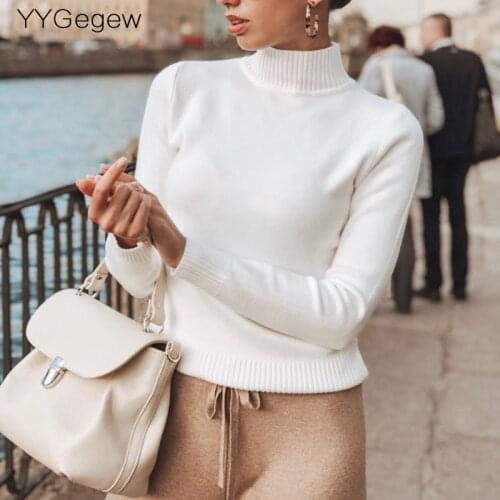2020 autumn winter thick Sweater Pullover women long sleeve Fashion O-Neck basic chic knit sweater top