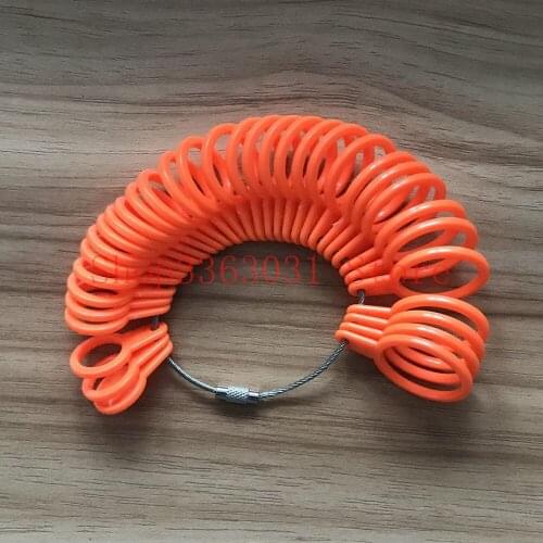 Plastic Finger Ring Sizing Measuring Tool Gauge Ring Sizer Set