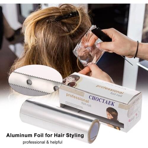 Pro Salon Hair Perm Aluminum Foil Tin Paper 12.5m*15cm Coloring Art Hair Salon Tools Hairdressing Accessories Hair Styling