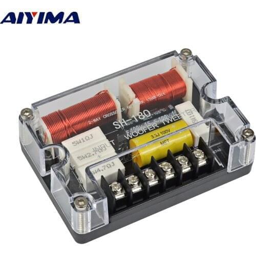 AIYIMA Treble SubWoofer 2 Way Crossover Speaker Frequency Divider Filter Car Crossover Aduio Board DIY For Sound System