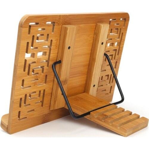 Foldable Tablet PC textbook/Music Document Stand / Desk Bookrest with Retro Hollow Elegant Pattern