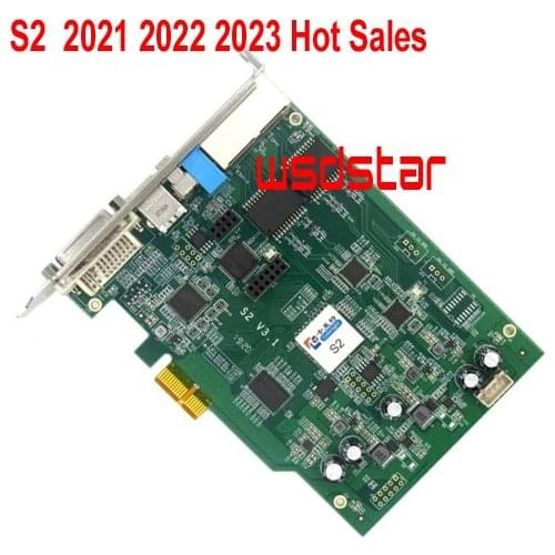 S2 LED sending card New Design 1920*1080 Pixel Full color LED display sending card Replace T7 & iT7 Work with 5A-75B 5A-75E i5A