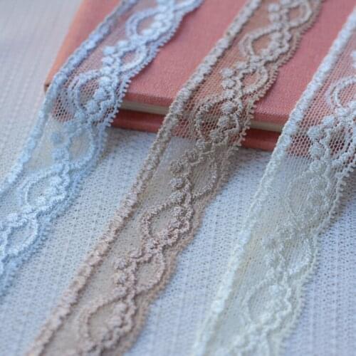 2 Yards Embroidered Golden White Black Floral Guipure Lace Applique Trim Fabric Sewing for Dress