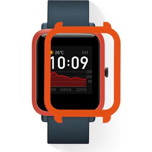 Protective Case PC Anti-Scratch Cover Full Body Protector Compatible For Amazfit Bip S Smart Watch Replacement Protective Case