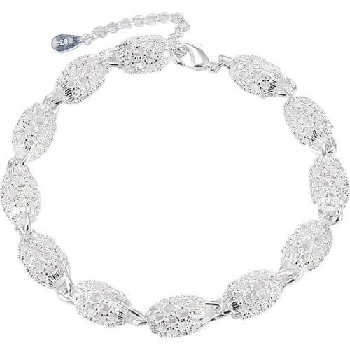 Women Lady Lucky Bracelet Copper Charm Chain Bangle Bracelet Daily Wear Wedding Party Fashion Jewelry Gifts