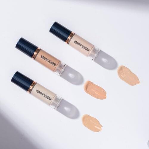 Beauty Glazed 6 colors Base Face Liquid Foundation Crea Makeup Foundation Full Coverage Concealer Oil-control Soft Easy to Wear