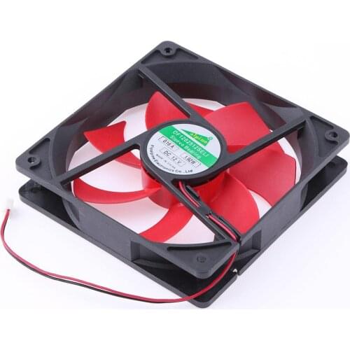 12025 5V 12V PC Computer Case Fan 120x120x25mm 2PIN 12cm Laptop Cooling Cooler Ventilador