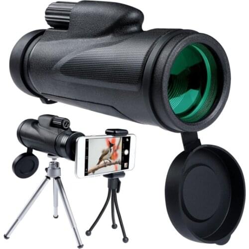 12X50 Powerful HD Monocular Night Vision Telescope for Smartphone Tactical Hunting Optics Scope for Outdoor Hunting Camping