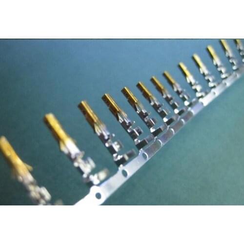 300PCS/1LOT 4.2mm 5557 Computer connector terminals female needle for 6P 8P 24P male shell /Half Gold-plated high foot/low foot