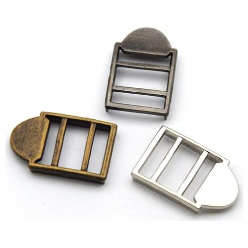 40pcs/lot 15mm metal alloy adjustable buckle bag backpack luggage slide buckle nickle/black/bronze free shipping BK-080