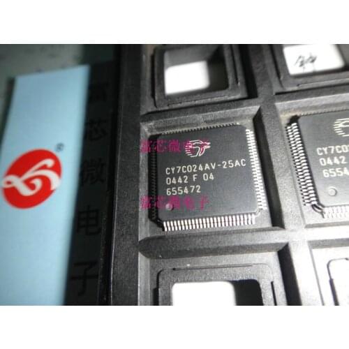 5pieces CY7C025-25AXC CY7C025-25AC TQFP100