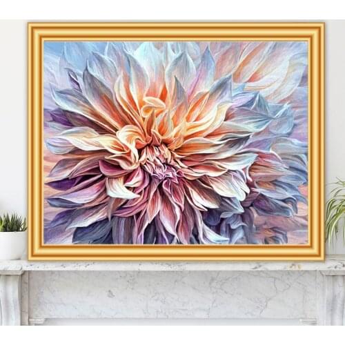 5D DIY Diamond painting Flower Landscape Cross Stitch Kit Full Drill Square Embroidery Mosaic Art Picture of Rhinestones Decor
