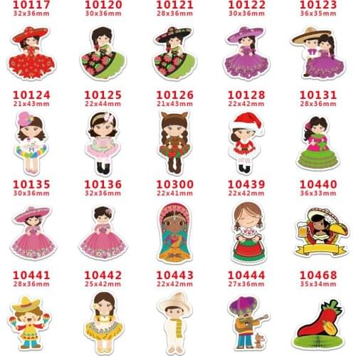 Free shipping 30 pcs cartoon character planar resin PR 10117