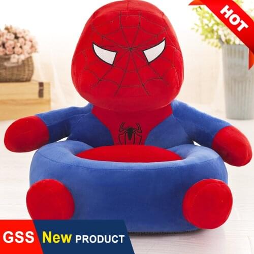 Baby Kids Cute Cartoon Bean Bag Sofa Chair Slipcover No Filler Washable Boy Girl Children Fluffy Lazy Sofa Floor Seat Couch Puff
